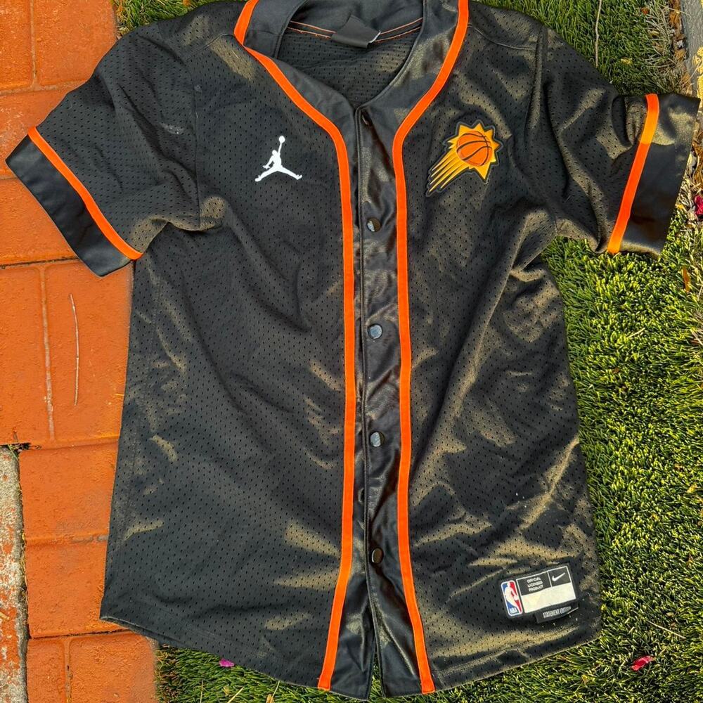 Black & Orange Phoenix Suns Jersey Statement Edition